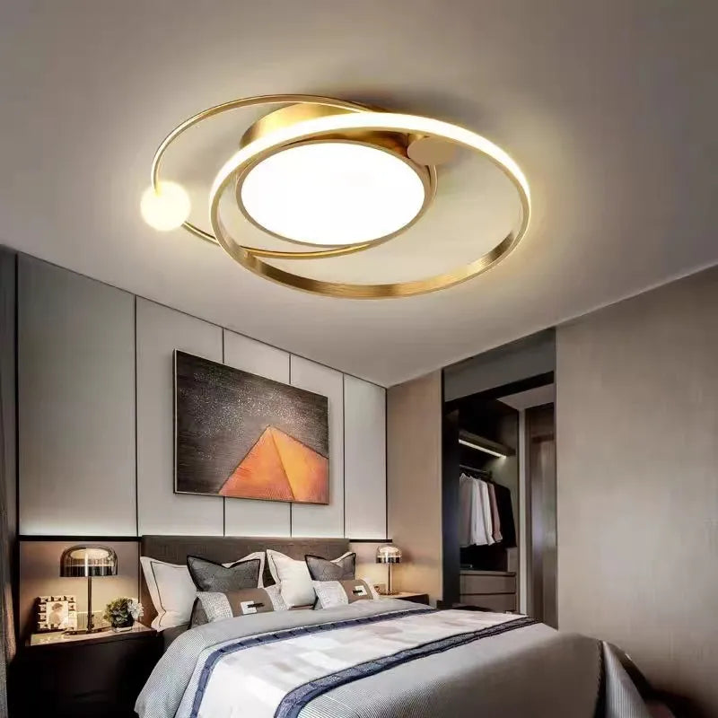 Lustre LED design contemporain élégant