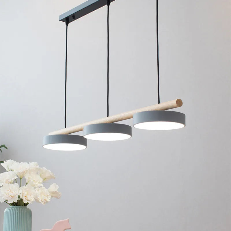 Lustre design nordique bois clair