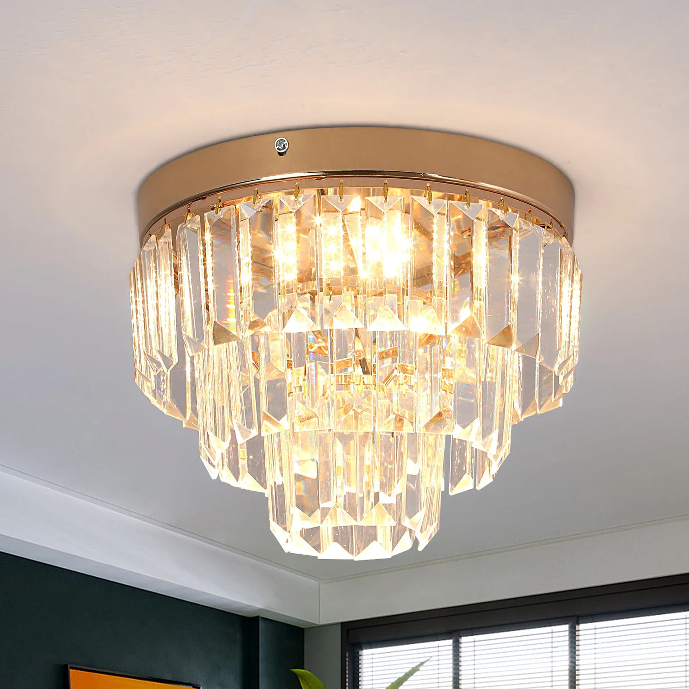 Luminaire Contemporain en Cristal K9