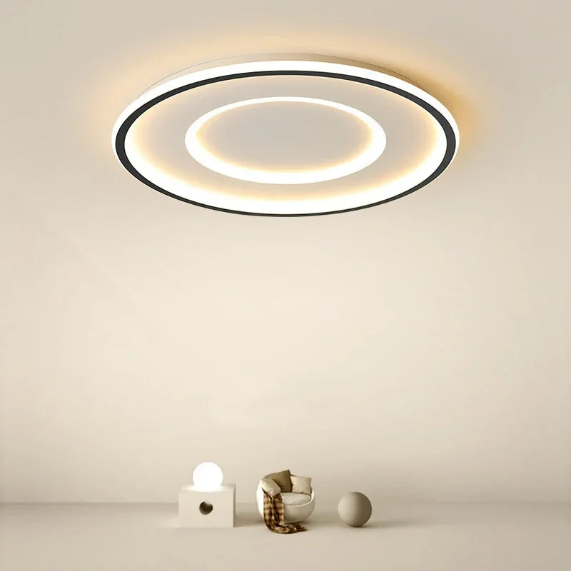 Lustre moderne épuré et lumineux