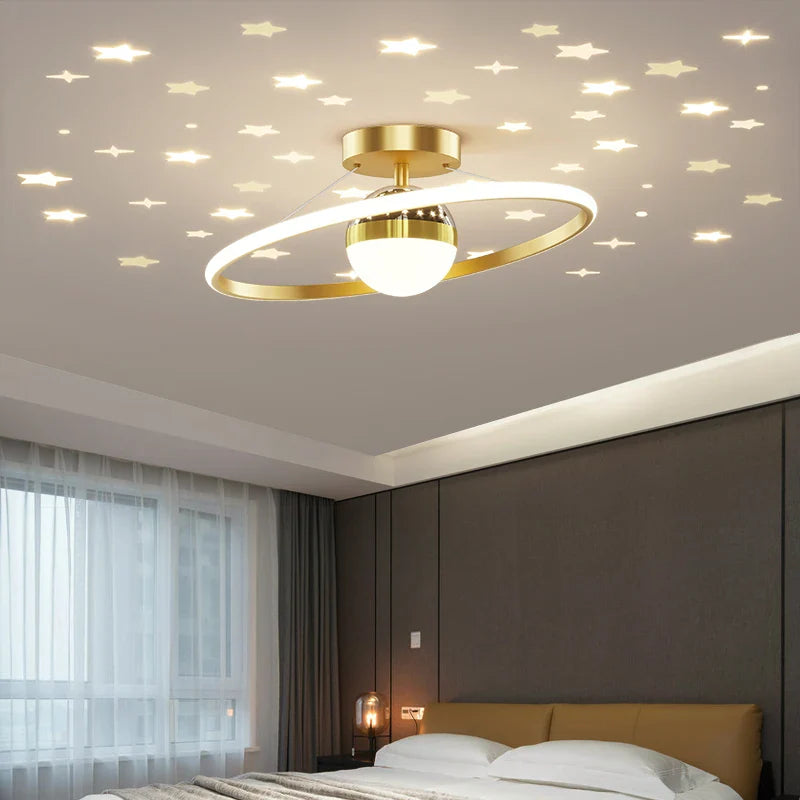 Lustre LED design chic lumineux