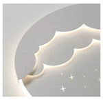 Applique Mural Lune Enfant