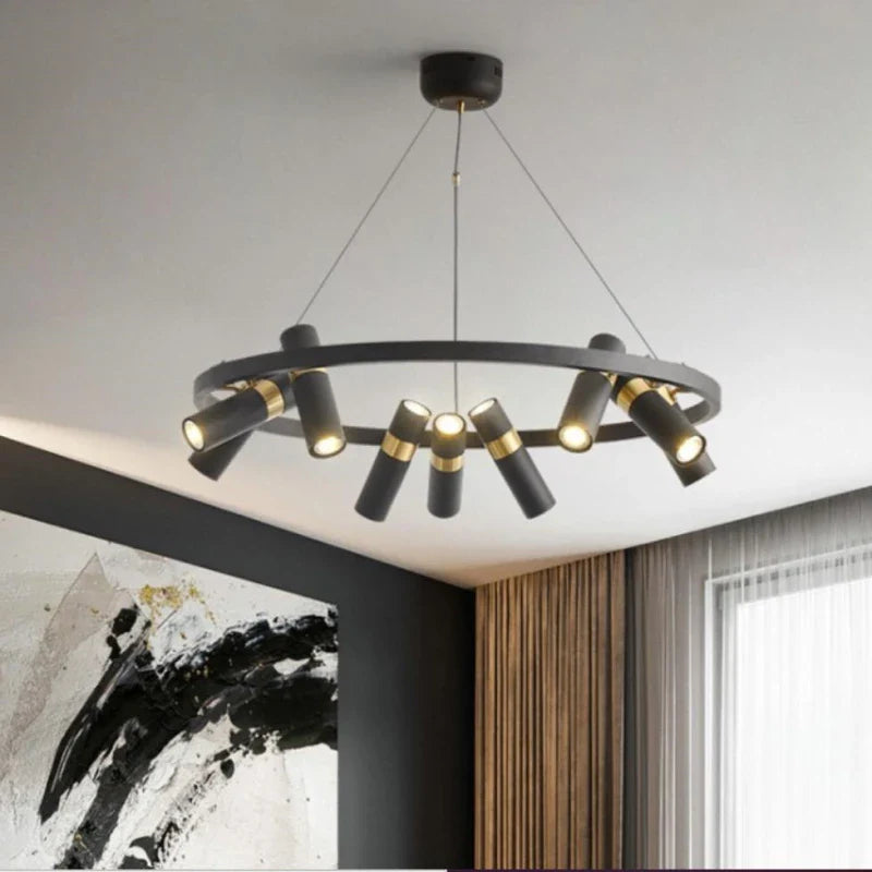 lustre led moderne design industriel pour décoration intérieure