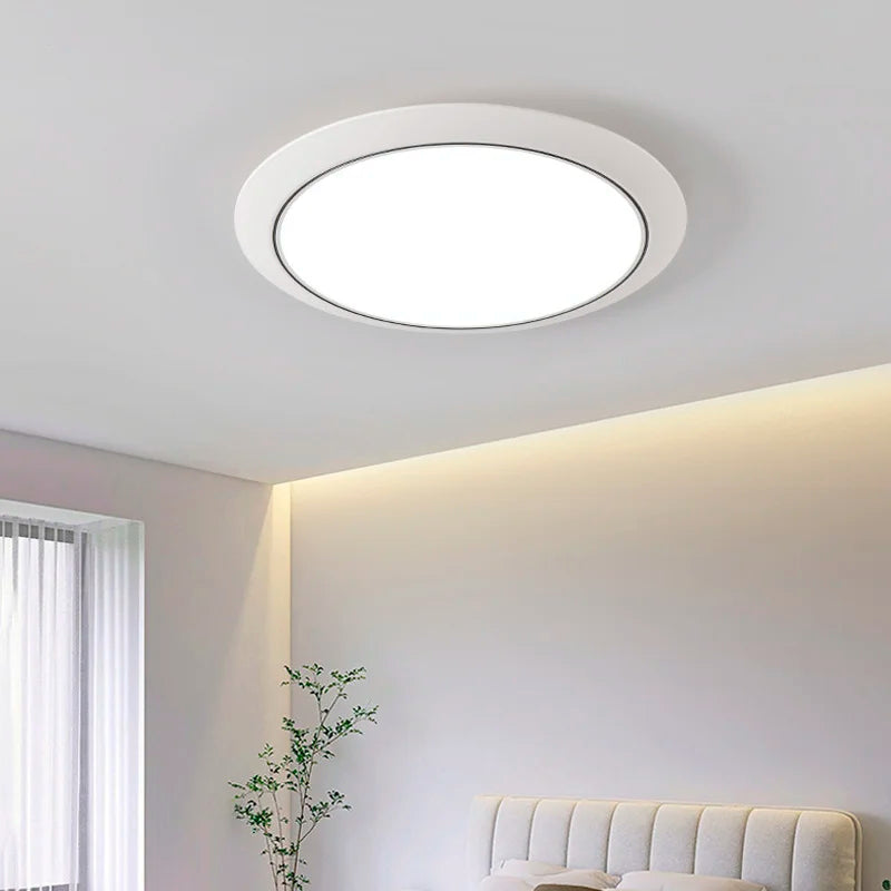 lustre led ultra-mince trois-preuve circulaire moderne minimaliste