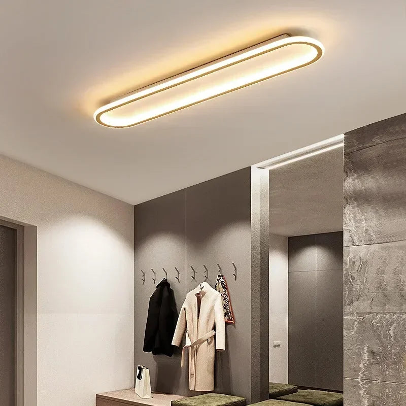 Barre luminaire pour couloir long