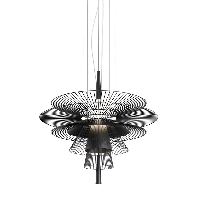 lustre de luxe sandyha led en métal lampe suspendue décorative