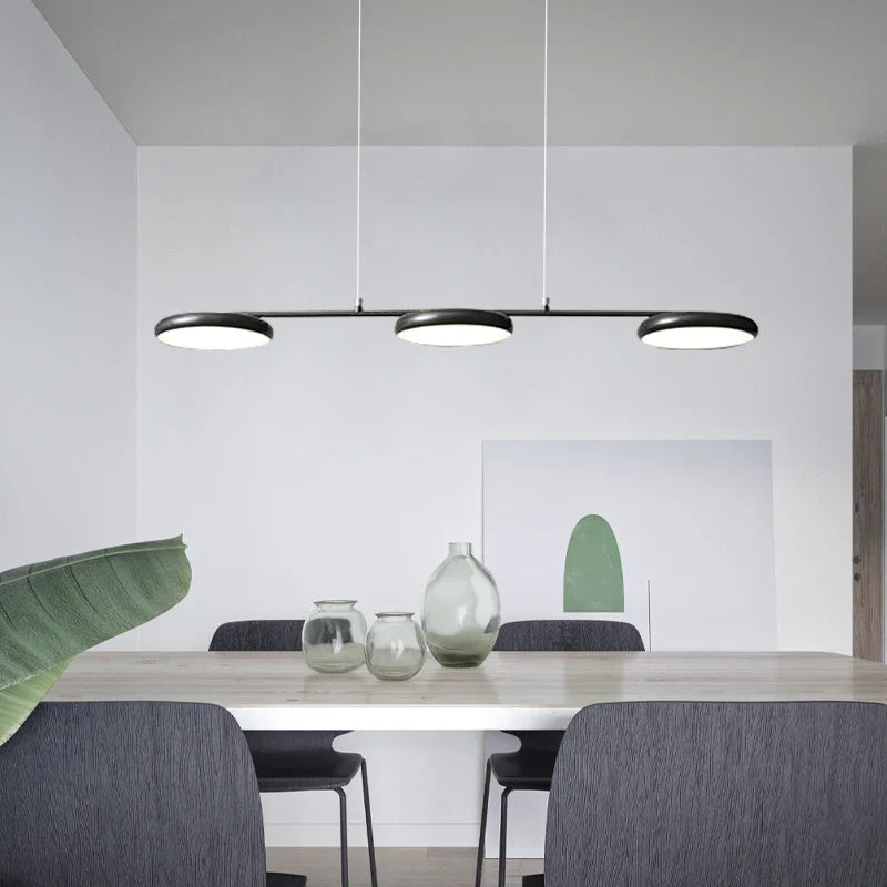 Lustre LED cuivre moderne minimaliste