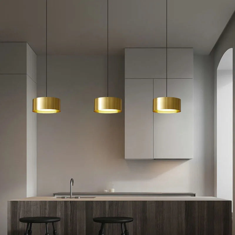 Lustre LED contemporain chic