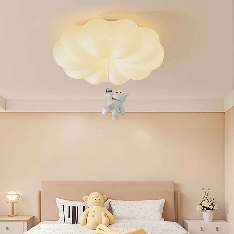 Luminaire blanc pour chambre bébé