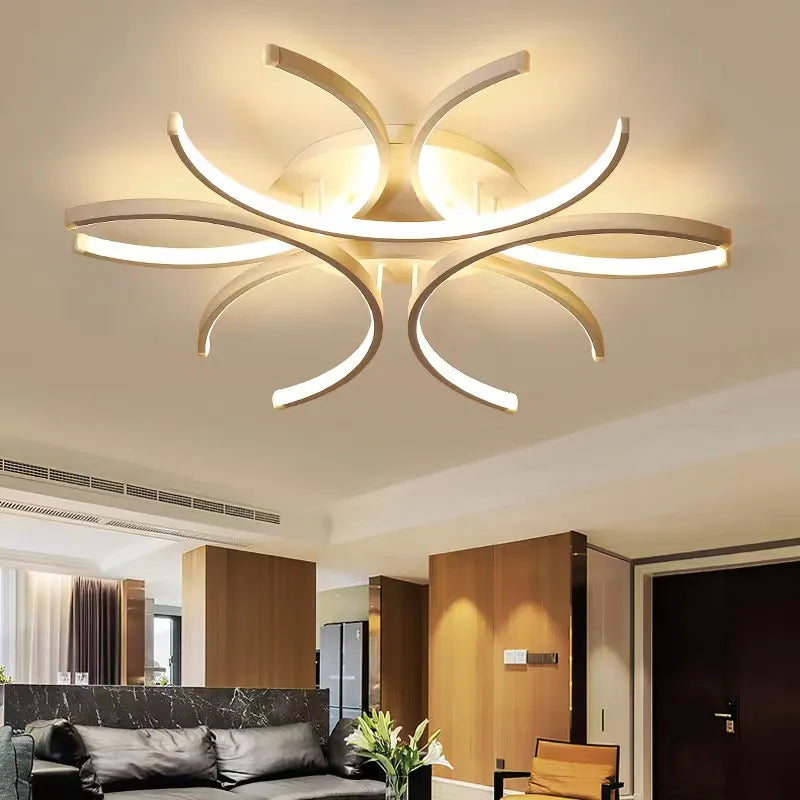 Lustre LED Design Contemporain Élégant