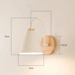 Lampe de chevet Murale Moderne Bois Suspendue