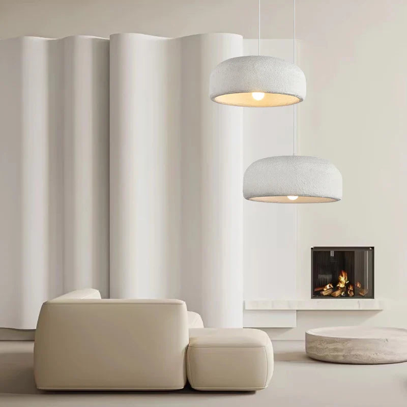 lustre led moderne minimaliste wabi sabi nordique pour bar et restaurant
