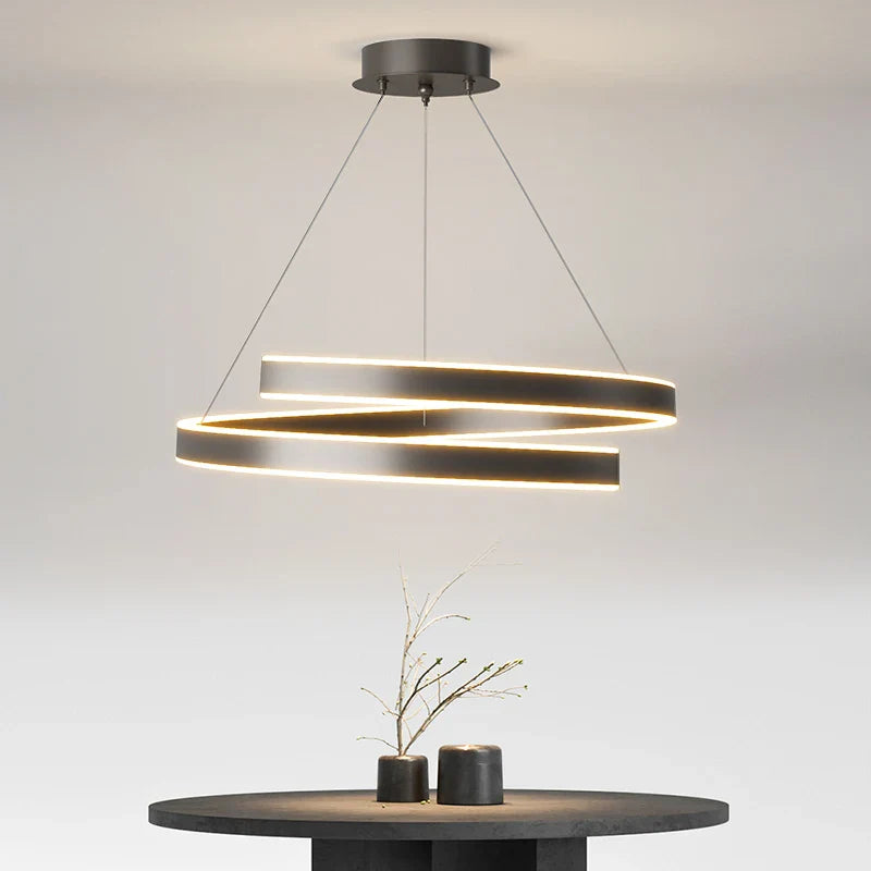 Lustre LED Contemporain Élégant