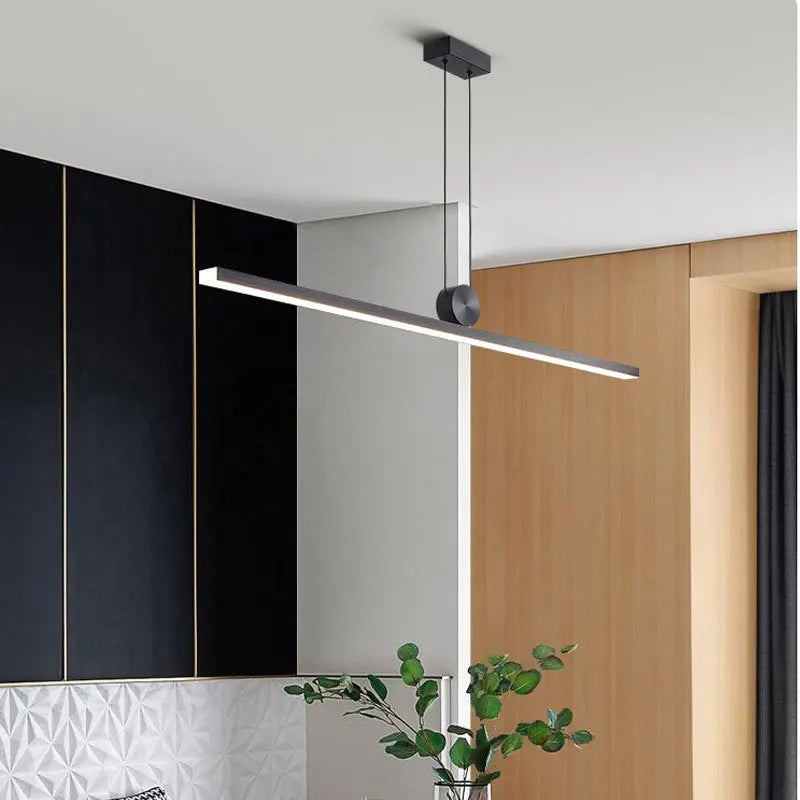 Lustre contemporain minimaliste lumineux