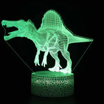 Lampe de chevet USB 3D Dinosaures