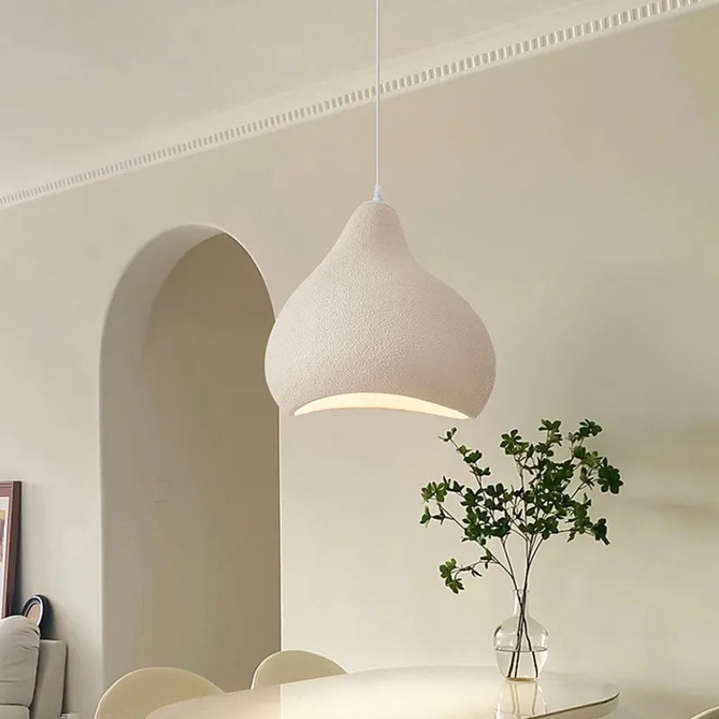lustre minimaliste wabi sabi led nordique suspendu droplight