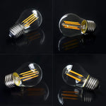 LOT DE SIX AMPOULES GLOBE LED RÉTRO EDISON E27 G45 6W 220V