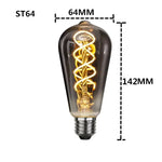 Ampoule LED à filament en spirale 220V 4W E27