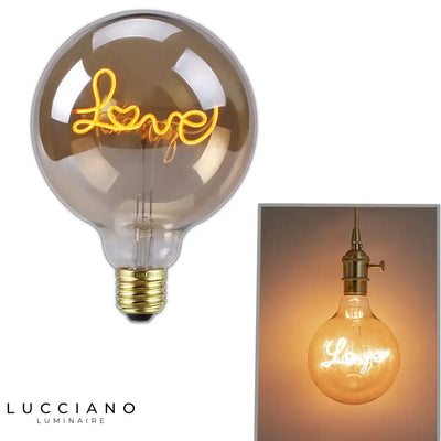 Ampoule LED rétro Edison dimmable à globe G125