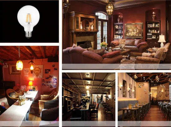 Lampes à Ampoule Rétro à Filament Vintage Edison | Vecteur Gratuite Lampes à Ampoule Rétro à Filament Vintage Edison | Vecteur Gratuite