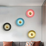 Applique Circulaire Nordique Lumineuse Design Scandinave Murale Chambre