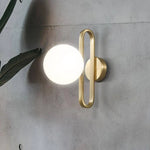 Applique Design En Doré Boule Verre Vintage Murale Chambre
