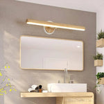 Applique Led À Miroir Design Bois Élégant Botimi Murale Chambre