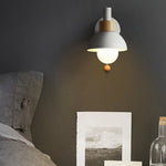 Applique Led Bois Vivale Scandinave Colorée Blanc / Chaude Murale Chambre