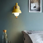 Applique Led Bois Vivale Scandinave Colorée Murale Chambre