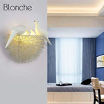 Applique Led Design Nature Suspendue Élégante Murale Chambre