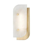 Applique Led Marbre Aux Bords Arrondis Doré / 13 8 X 33Cm Luminaire Doré