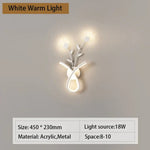 Applique Led Moderne Et Élégante. Or / Blanc Chaud (2700-3500K) Murale Chambre