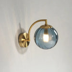 Applique Led Moderne Suspension Design Épuré Bleu Applique Murale Chambre