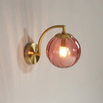 Applique Led Moderne Suspension Design Épuré Bordeaux Applique Murale Chambre