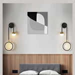 Applique Led Ronde Design Élégant Minimaliste B-Deux / Blanc Chaud (2700-3500K) Murale Chambre