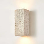 Applique Led Wabi-Sabi Minimaliste Béton Design Beige / 10X10X23Cm Blanc Chaud | 10W Murale Chambre