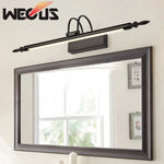 Applique Led Wecus Lumineux Design Élégant. Noir / Chine Blanc Froid | 9W 56Cm Murale Chambre