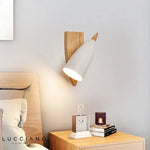 Applique Moderne Bois Nordique Design Élégant Lumineux Murale Chambre