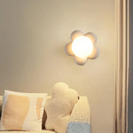 Applique mural led rose