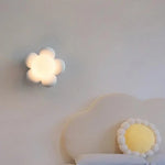 Applique mural led rose