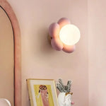 Applique mural led rose