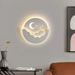 Applique Mural Lune Enfant