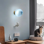 Applique Murale Astronaute Lumineux Design Spatial Kids. Chambre