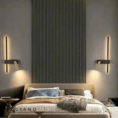 Wandlamp hoofdeinde slaapkamer met leeslampje