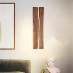 Applique Murale Bois Brut Minimaliste Zen. Chambre