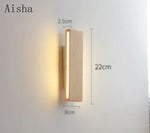 Applique Murale Bois Massif Lumineux Artisanal Élégant Chambre