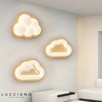 Applique Murale Bois Nuage Déco Enfantine Douce. Chambre