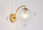 Applique Murale Boule Nordique Élégante Suspendue Chambre