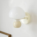 Applique Murale Champignon Design Lumineux Blanc. Chambre