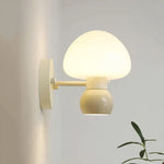 Applique Murale Champignon Design Lumineux Blanc. Chambre